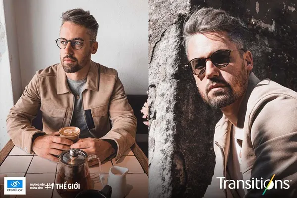 Tròng kính đổi màu Essilor Transitions số 1 thế giới