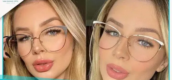 Mặt kim cương đeo kính gì nữ? Top 5 mẫu gọng phù hợp