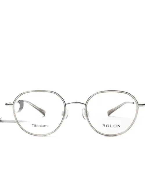 Gọng kính Bolon 6008 - Gọng kính tròn nhựa phối Titannium