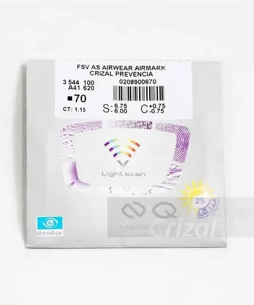 Tròng Crizal Poly Airwear Prevencia 1.59