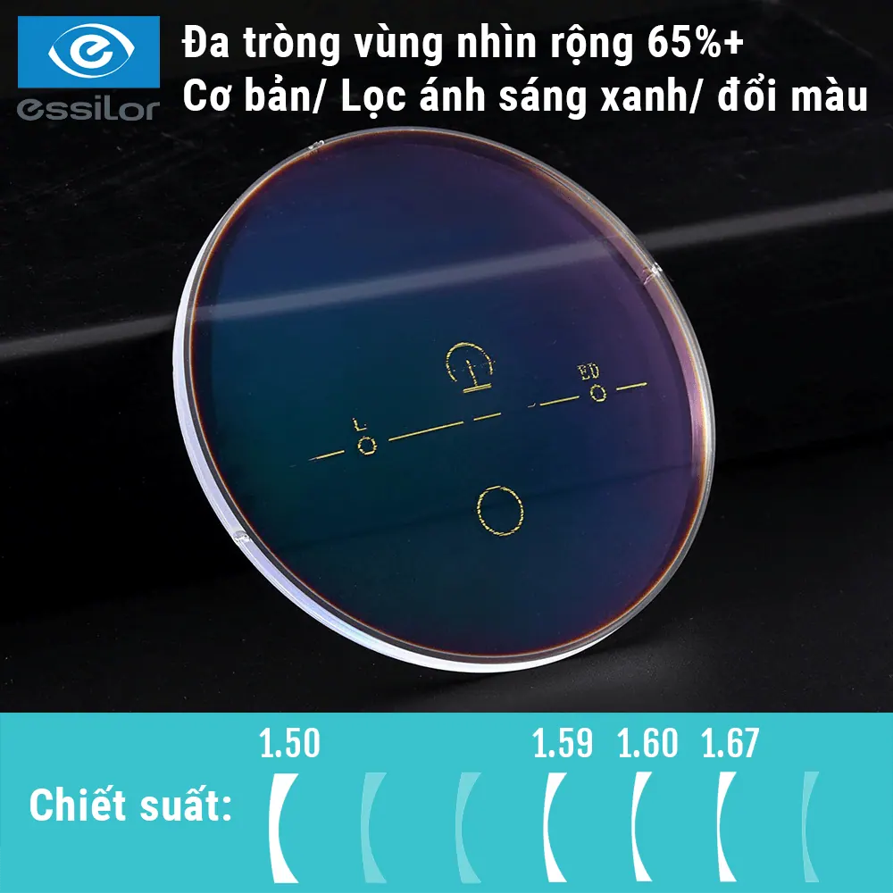 Tròng kính đa tròng Essilor Varilux Liberty 3.0 Crizal Rock
