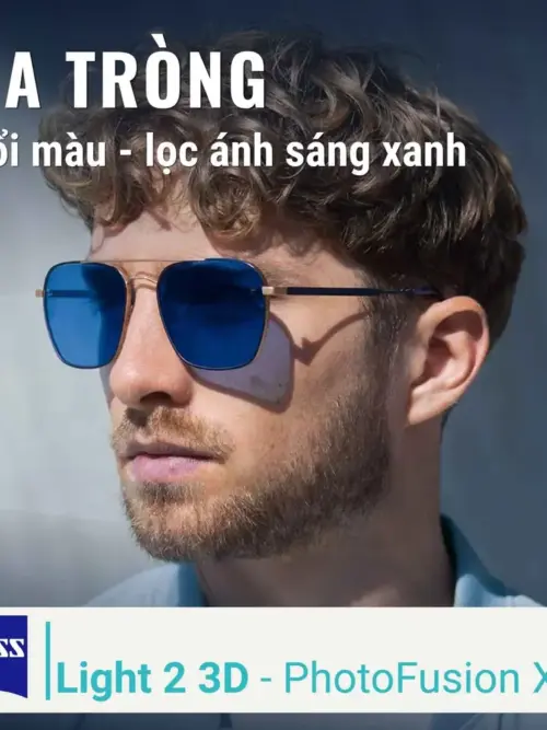 Tròng kính đa tròng ZEISS Light 2 3D PhotoFusion X