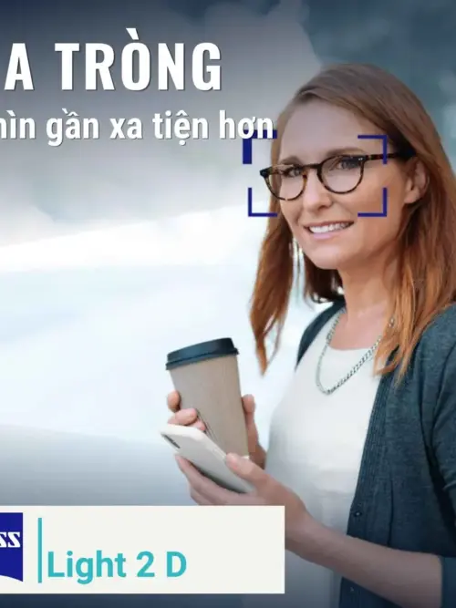 Tròng kính đa tròng ZEISS Light 2 D chính hãng