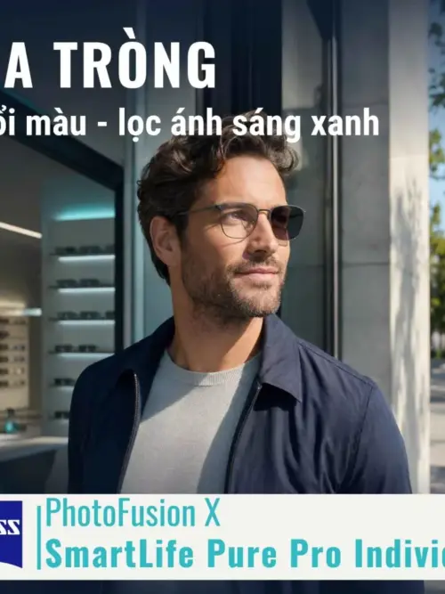 Tròng kính đa tròng ZEISS SmartLife Pro Individual PhotoFusion X