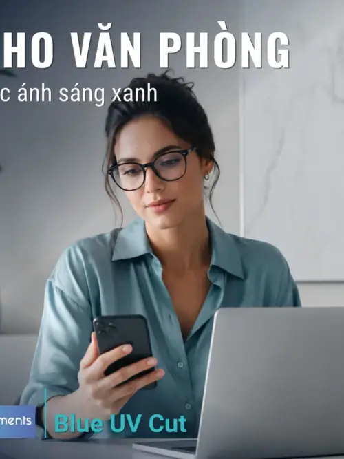 Tròng kính Elements Blue UV Cut lọc ánh sáng xanh