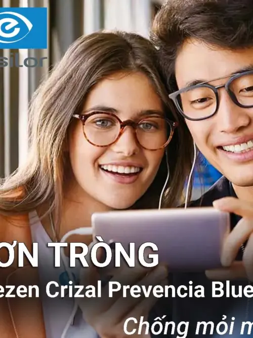 Tròng kính Essilor Eyezen Crizal Prevencia BlueUV Capture - 1.50/1.59/1.60/1.67