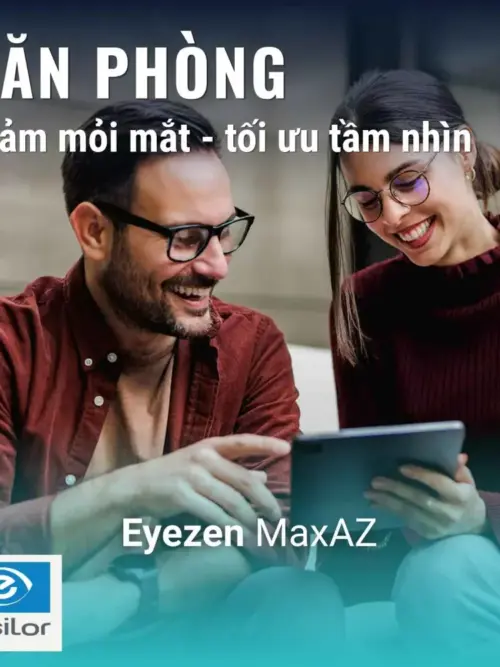Tròng kính Essilor Eyezen MaxAZ Blue UV Capture - Giá tốt