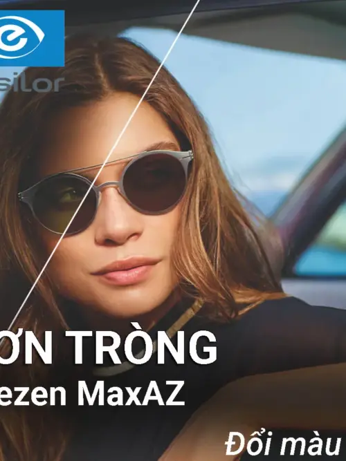 Tròng kính Essilor Eyezen MaxAZ Transitions Gen8 - 1.50/1.59/1.60/1.67