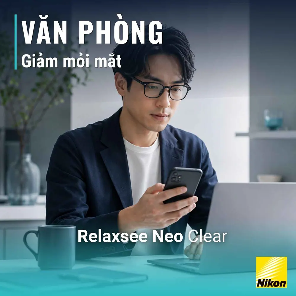 Tròng kính Nikon Relaxsee Neo Clear