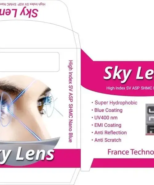 Tròng Kính Sky Blue 1.61
