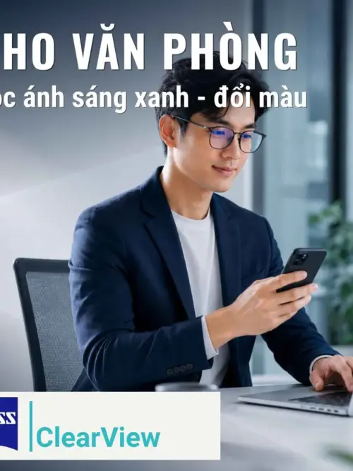 Tròng kính ZEISS ClearView chính hãng