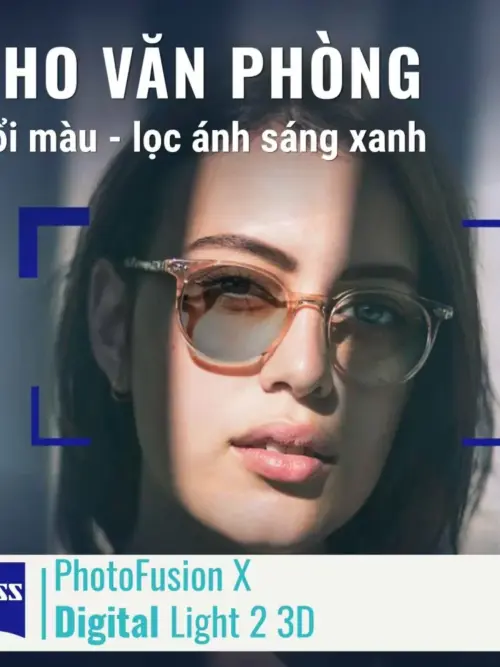 Tròng kính ZEISS Digital Light 2 3D PhotoFusion X