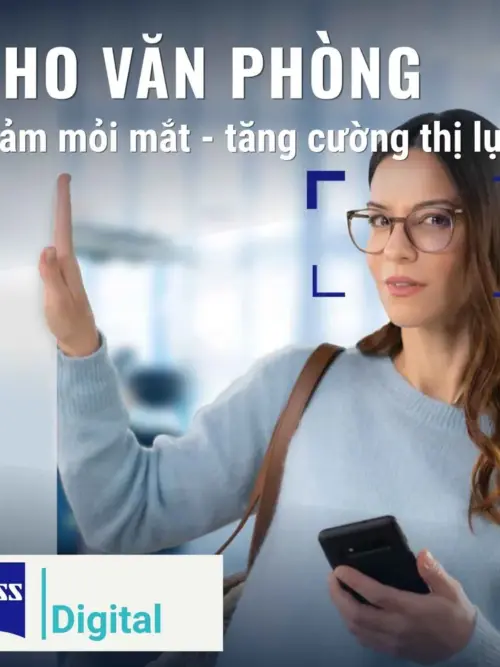Tròng kính Zeiss Digital chính hãng