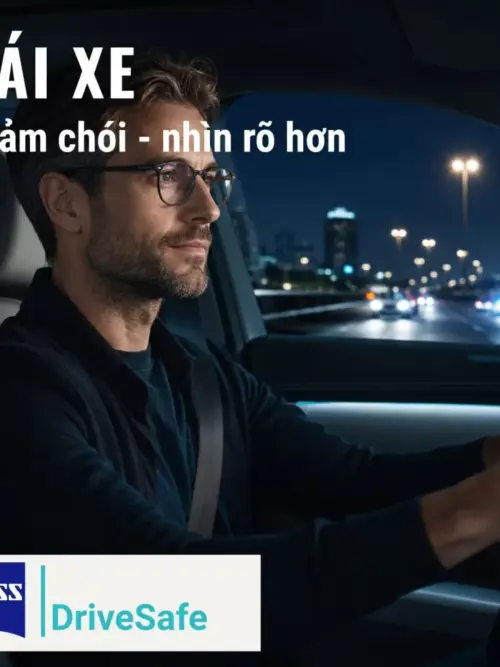 Tròng kính ZEISS DriveSafe chính hãng